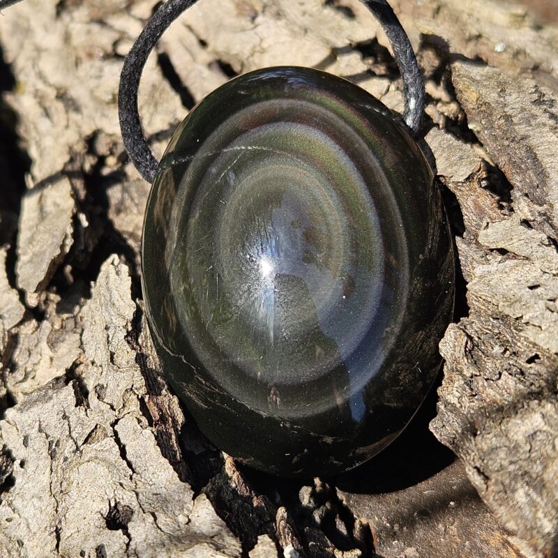 Pendentif Obsidienne Oeil Céleste n°3 – Image 2